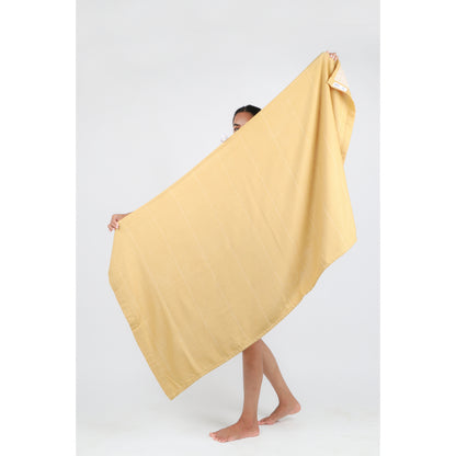 Aloevera Double Cloth Bath Towel | 30x59 inches | Get a Freebie