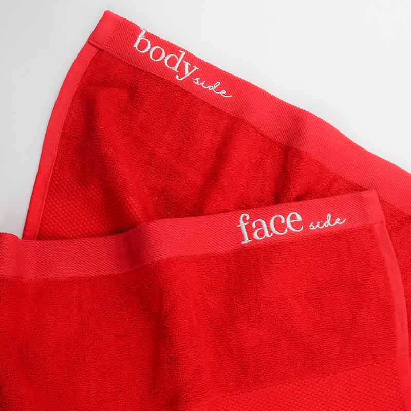 Bambusa Terry Bath Towel | Multiple Colors Scarlet Red