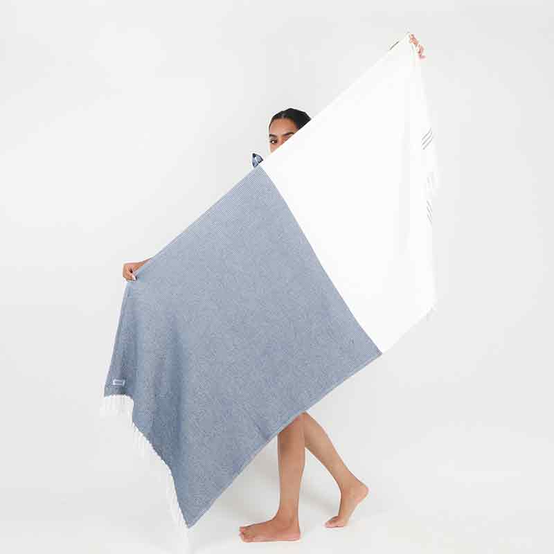 Bambusa Waffle Bath Towel | 28x61 inches - Dusaan