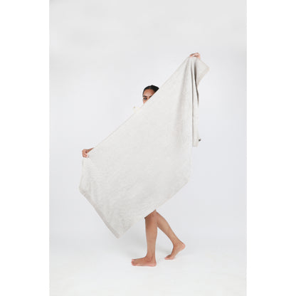 Bambusa Natural Terry Bath Towel | 28x61 inches
