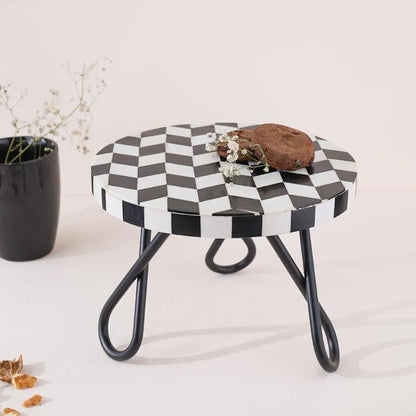 Classic Cake Stand | Metal & Wood | Multiple Designs