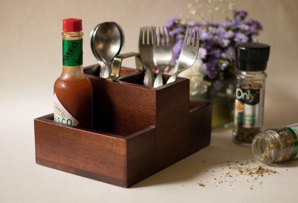 The Pitara Project Spice Box dusaan Doosan dushan Dusan Dosan home & living Wooden Condiment Stand