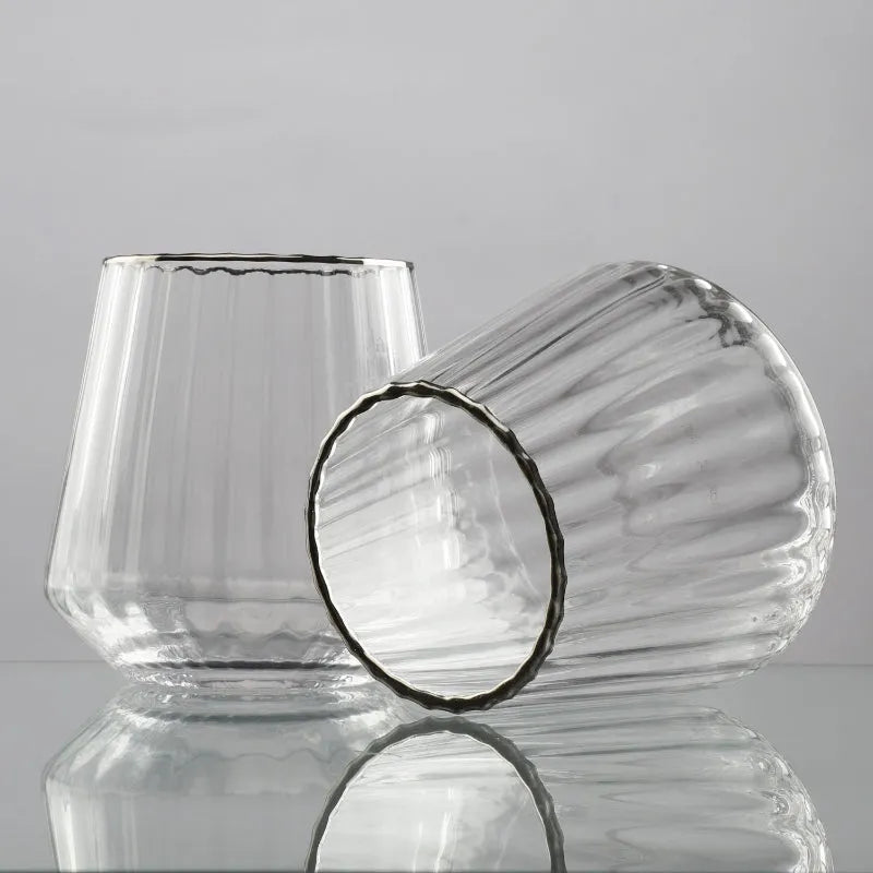 Ribbed Drinking Glasses | Set of 2 Default Title