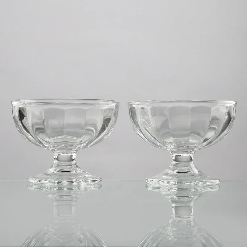 Glass Etna Icecream Cups | Set  Of 2 Default Title