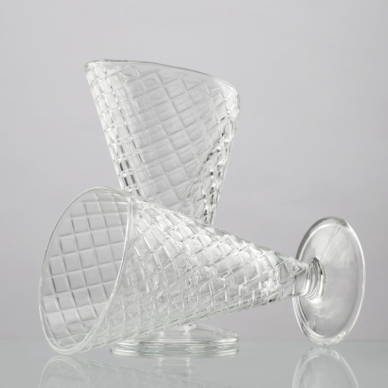 Glass Gelato Icecream Cups | Set Of 2 Default Title