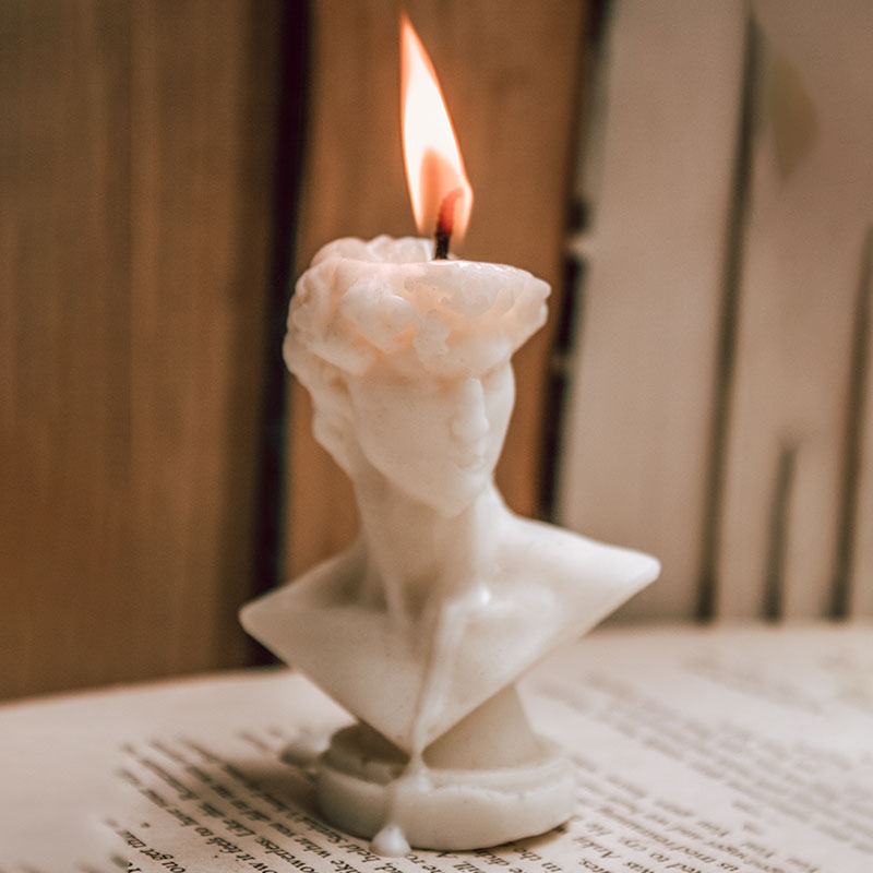 David Sculpture Candle- Small Default Title