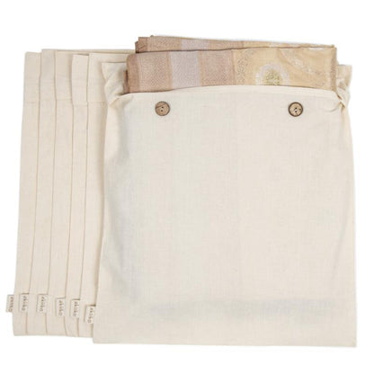 Button Saree Bags|Set of 6