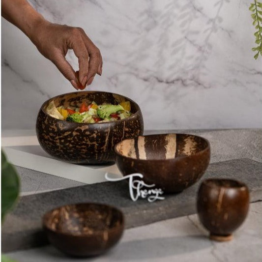 Vihana Coconut Dip Bowls | Set Of 4