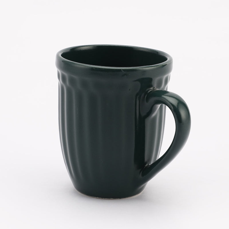 Ceramic Coffee Mugs | Set Of 6 | Multiple Colors Teal Blue