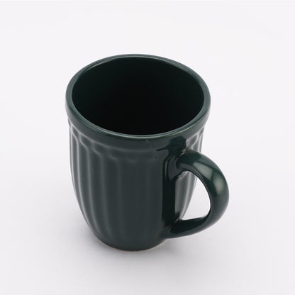 Ceramic Coffee Mugs | Set Of 6 | Multiple Colors Teal Blue