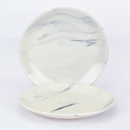 Marble Texture Dinner Plates | Set of 2 Default Title