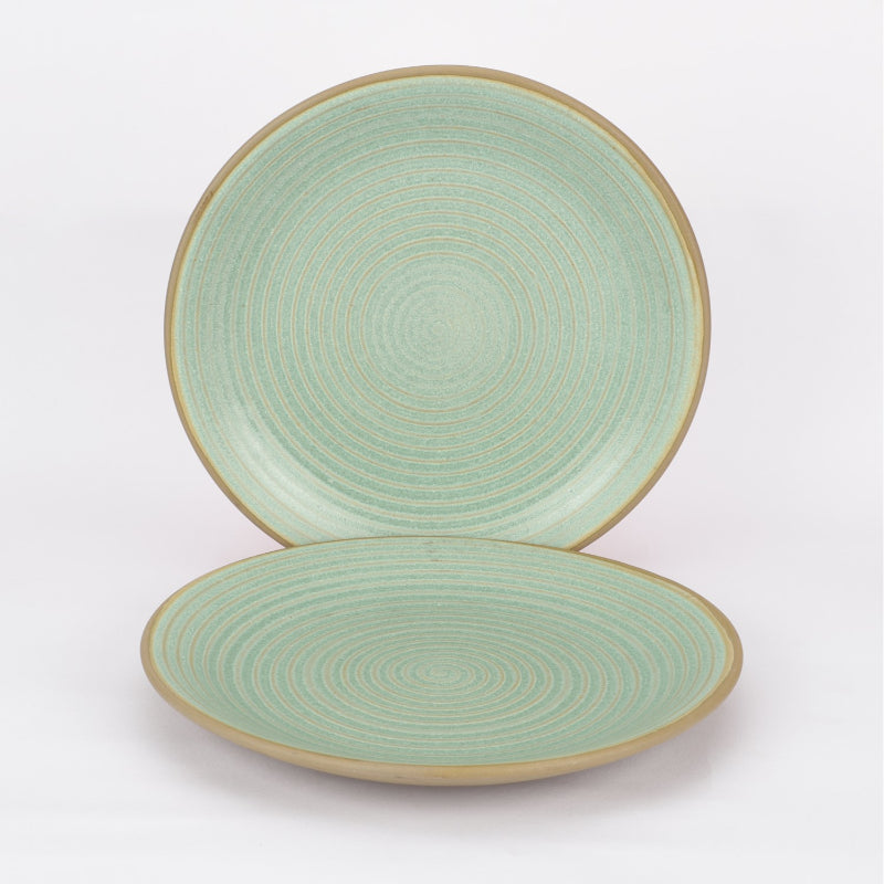 Ceramic Swirls Quarter Plates | Set of 2 Default Title