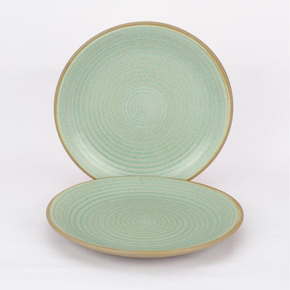 Ceramic Swirls Quarter Plates | Set of 2 Default Title