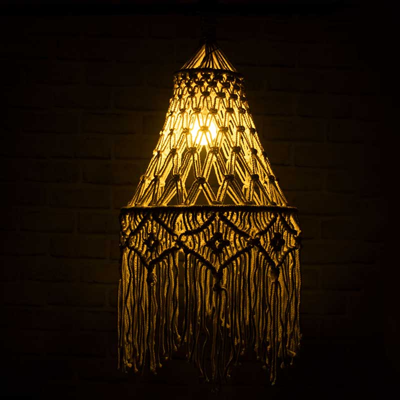 Bella Macrame Lampshade Default Title