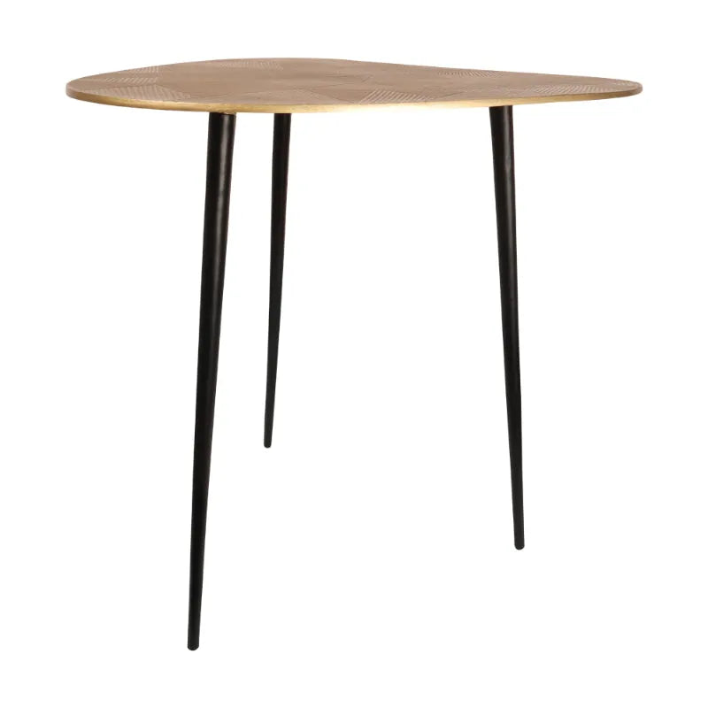 Metal Table With Golden Color Triangle Top Default Title