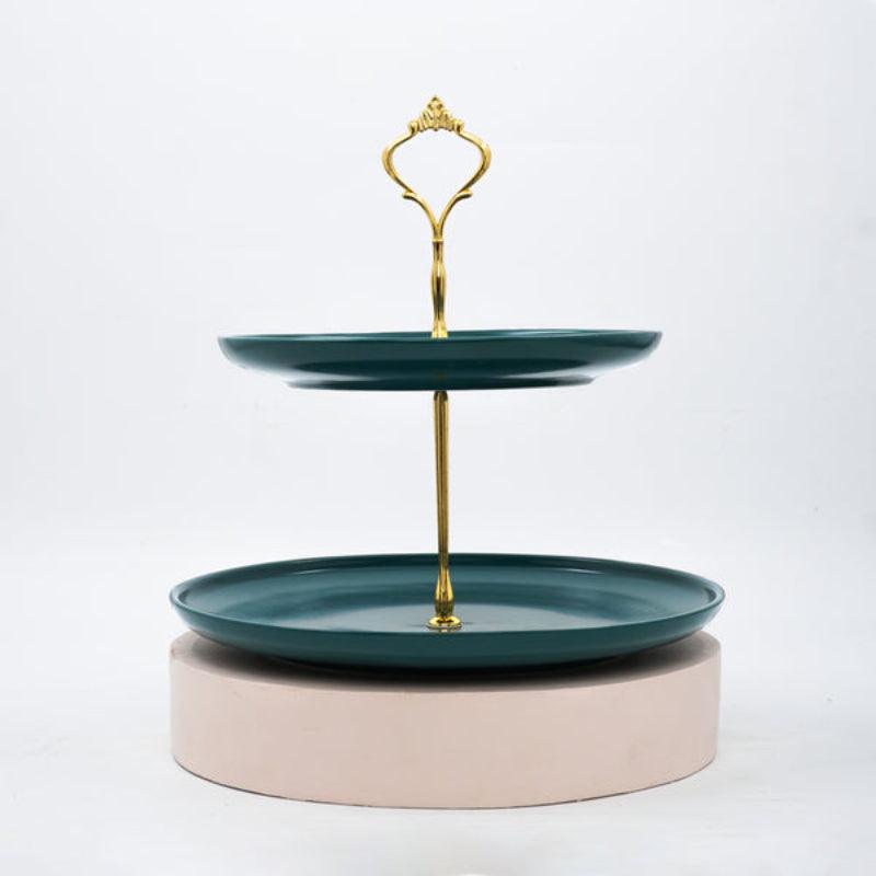 Classic Tea stand | 2 Tier | Multiple Colors | 10 x 10 inches