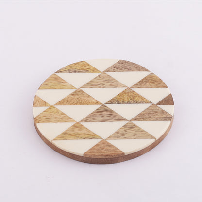 Wooden Trine Coaster | Set Of 4 Default Title
