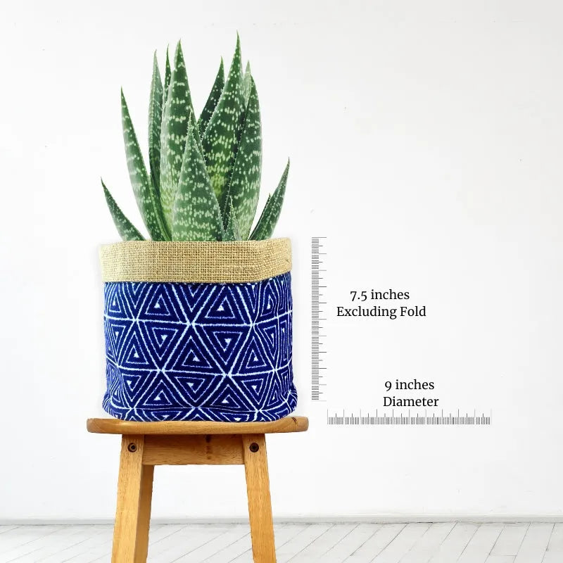 Indigo Jute Basket | Set of 3 Default Title