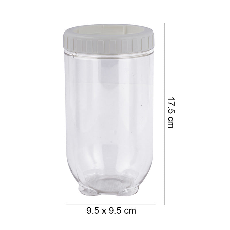 Interlock Round Refrigerator Food Storage Container With White Lid | Multiple Sizes 1 Litre