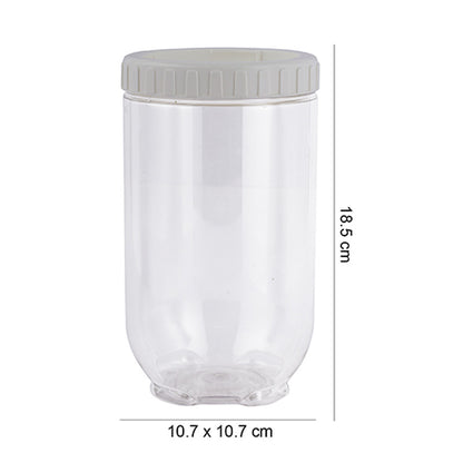 Interlock Round Refrigerator Food Storage Container With White Lid | Multiple Sizes 1.3 Litre