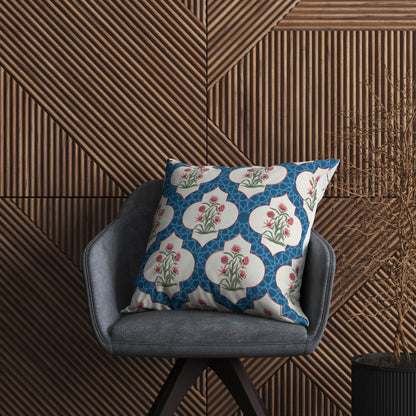 Blue Velvet Cushion Covers | Set of 2 | 16 x 16 inches