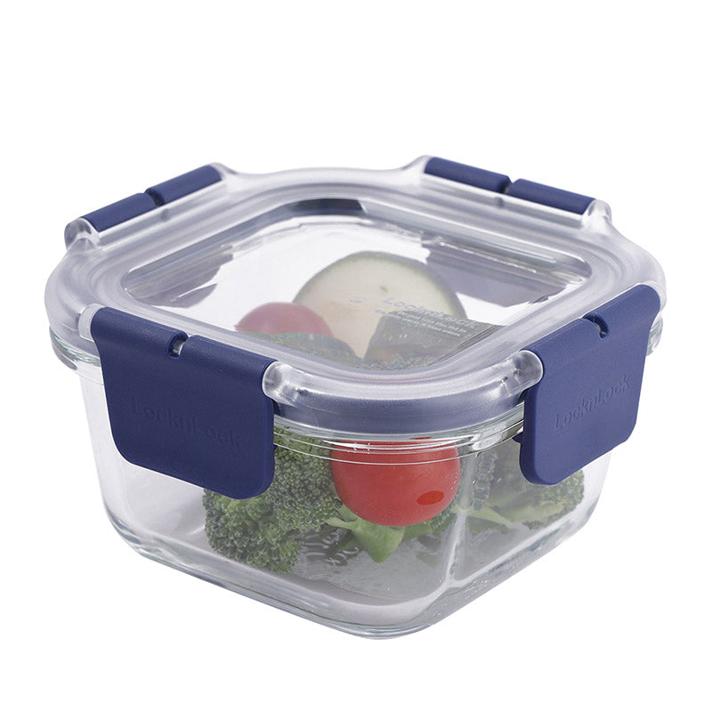 Square Leak Proof Heat Resistant Glass Food Storage Container |300ml, 380ml, 500ml, 750ml 300ml