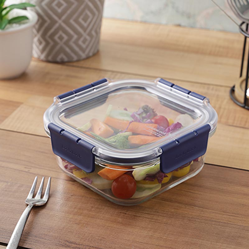 Square Leak Proof Heat Resistant Glass Food Storage Container |300ml, 380ml, 500ml, 750ml 750ml