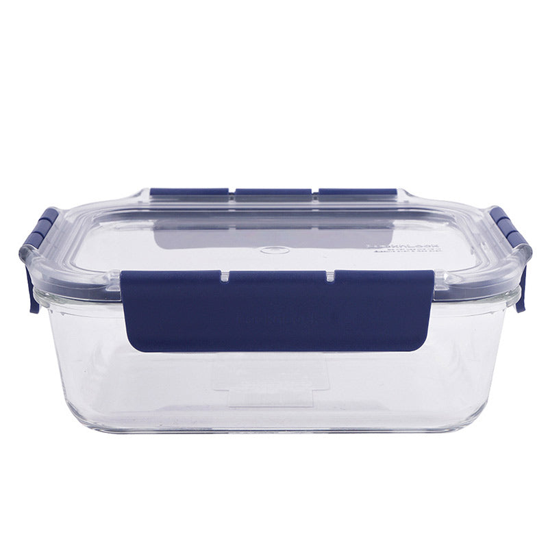 Rectangular Leak Proof Heat Resistant Glass Food Storage Container | 630ml, 1L, 1.6L, 2L 1 Litre
