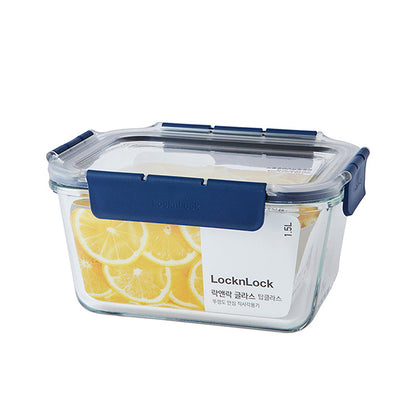 Square  Leak Proof Heat Resistant Glass Food Storage Container | 1.4L, 1.5L 1.5 Litre