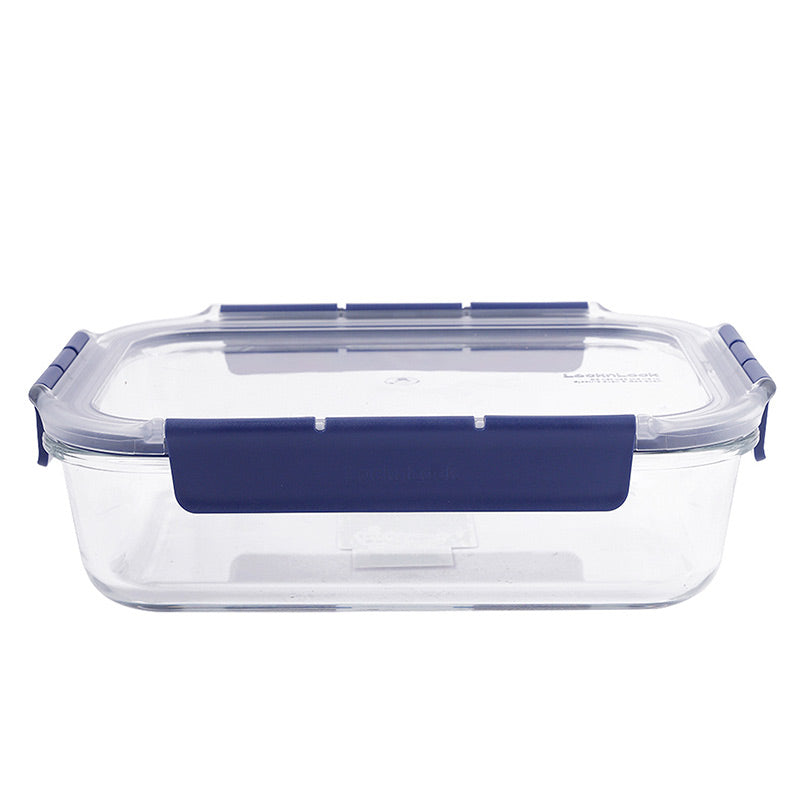 Rectangular Leak Proof Heat Resistant Glass Food Storage Container | 630ml, 1L, 1.6L, 2L 1.6 Litre