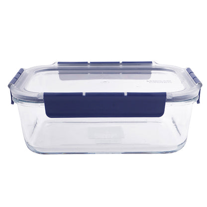 Rectangular Leak Proof Heat Resistant Glass Food Storage Container | 630ml, 1L, 1.6L, 2L 2 Litre