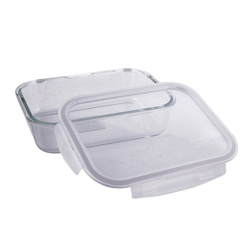 Rectangular Heat Resistance Leakproof Euro Glass Food Storage Container | 1.6 L Default Title