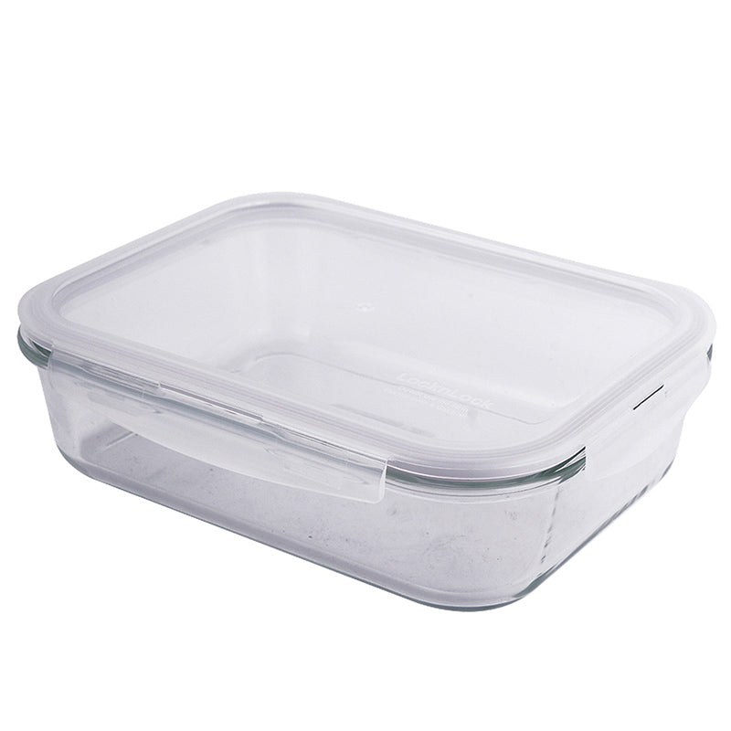 Rectangular Heat Resistance Leakproof Euro Glass Food Storage Container | 1.6 L Default Title