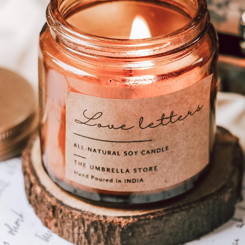 Love letters Scented Candle Default Title