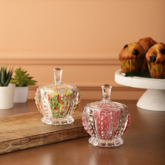 Glass Victorian Candy Jar Default Title
