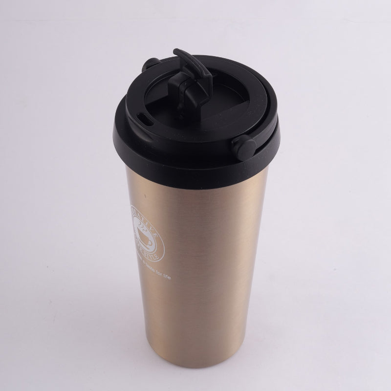 Stainless Steel Gold Vacuum Flask Default Title