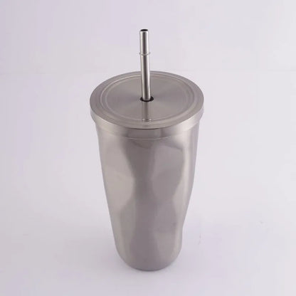 Stainless Steel Diamond SS Tumbler | Silver Default Title