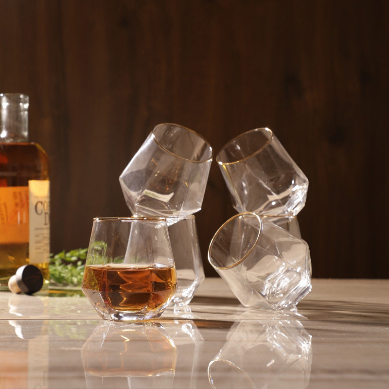 Geometric Whiskey Glasses | Set Of 6 Default Title
