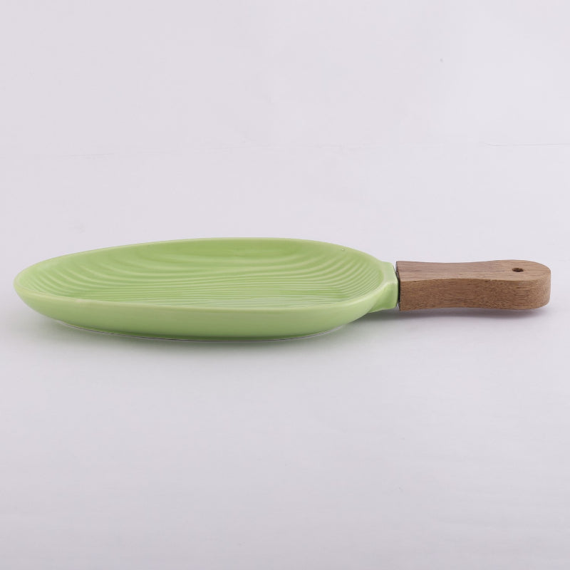 Shovel Ceramic Serving Platter | Multiple Colors Green