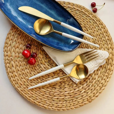 Water Reed Kauna Grass Placemat | Set of 2, 4 Set of 4