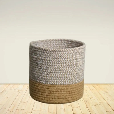 Dual Tone Jute Baskets | Small, Medium, Large Medium