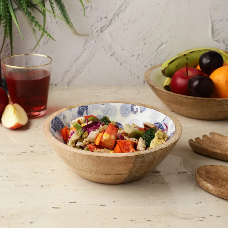 Wooden Small Salad Bowl  | Royal Elephant Default Title