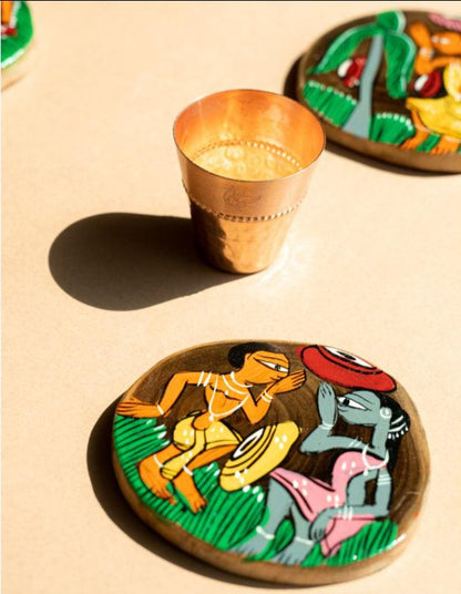 The India Craft Project Coasters Dusaan or dussan dushan doosan