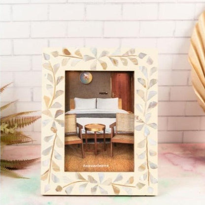 Wooden MOP Inlay Photo Frame