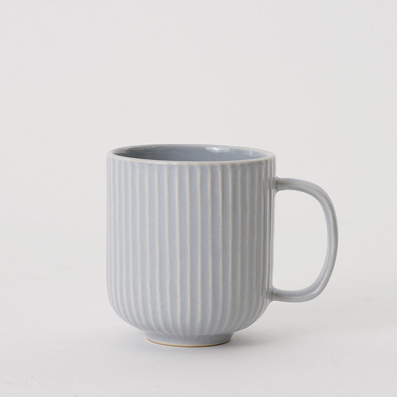 Stripped Mugs | Set of 2 | Multiple Colors Grey