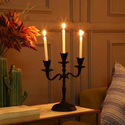 Arm Metal Candelabra Candlesticks Holder | 4.5 x 10 inches