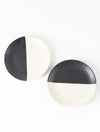Abstract Black & White Dinner Plates | Set of 2, 4 & 6