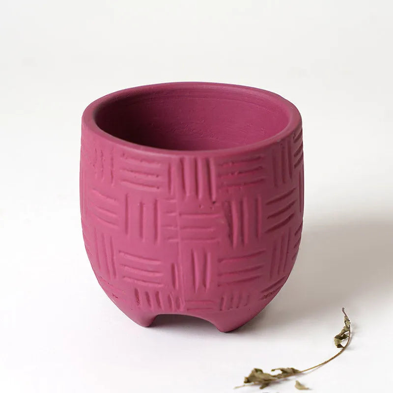 Monaco Planter | Multiple colors Marroon