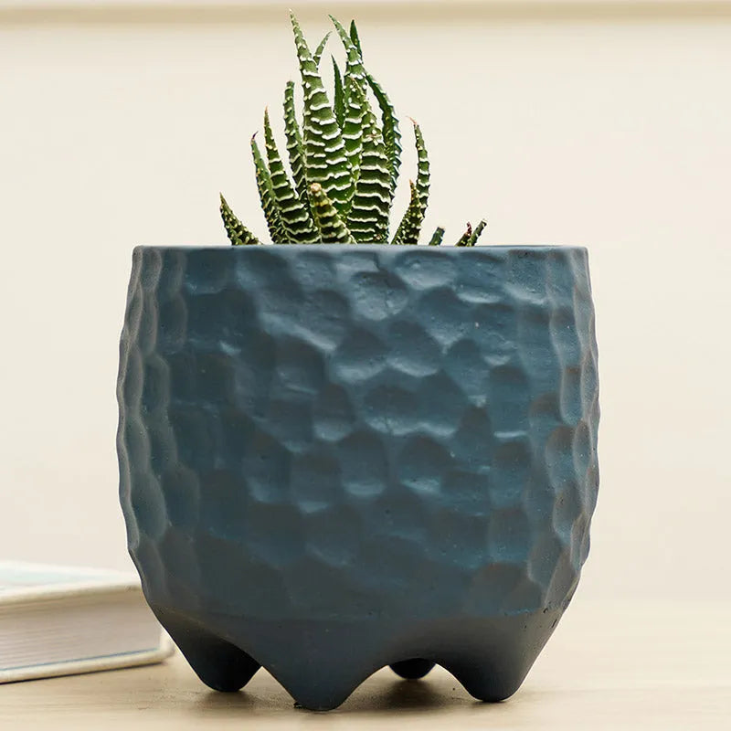 Pebble Planter | Multiple colors Blue