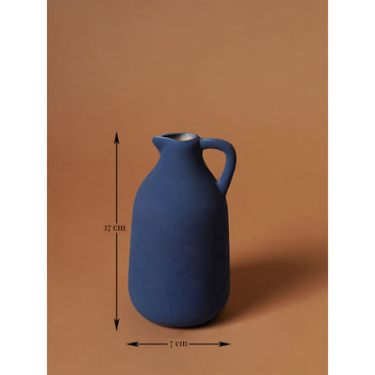 Mini Ceramic Blue Jug